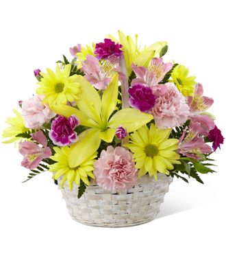 The Basket of Cheer Bouquet