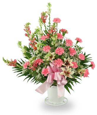 Pink and Lavender Basket