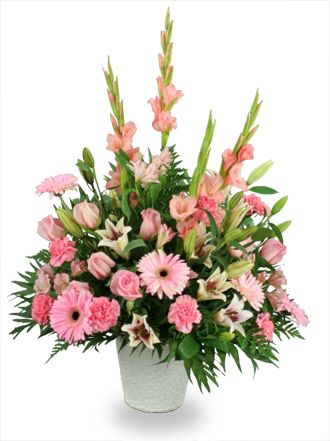 Pink and Lavender Basket
