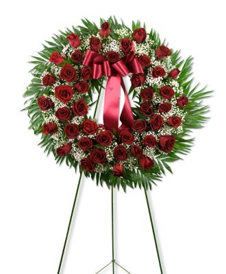 Red Rose Wreath