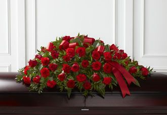 Dearly Departed Casket Spray