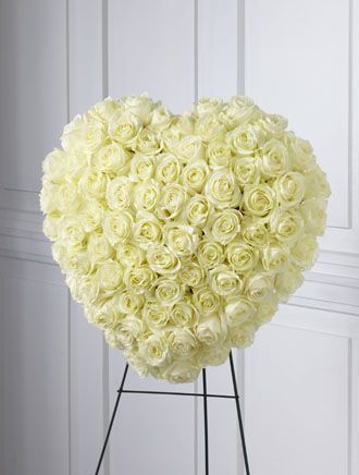 Elegant Remembrance Standing Heart