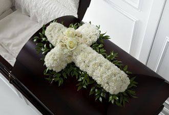 Peaceful Memories Casket Spray