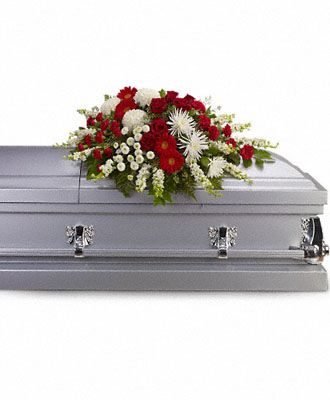 Strength and Wisdom Casket Spray