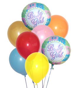Baby Girl Balloon Bouquet